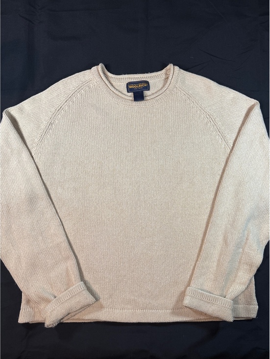 Woolrich Sweaters - Woolrich John Rich & Bros Cotton Knit Sweater Beige M